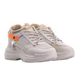 Deportivas beige con suela gruesa Johan 1 Deportivas beige con suela gruesa Johan 1