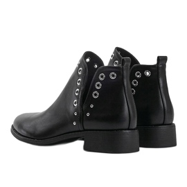 Botas negras sin cordones de mujer Brielle negro 3