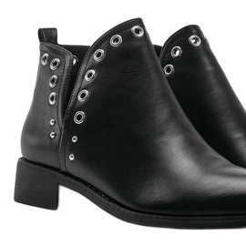 Botas negras sin cordones de mujer Brielle negro 4