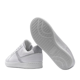 Zapatillas Alma blancas y plateadas blanco 3