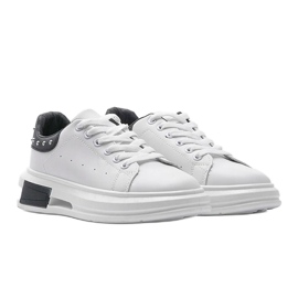 Zapatillas de mujer Taranto en blanco y negro 1