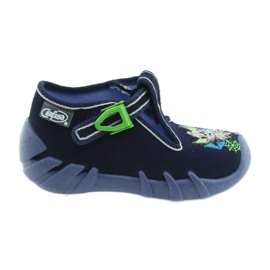 Calzado infantil befado 110P388 azul marino verde 5