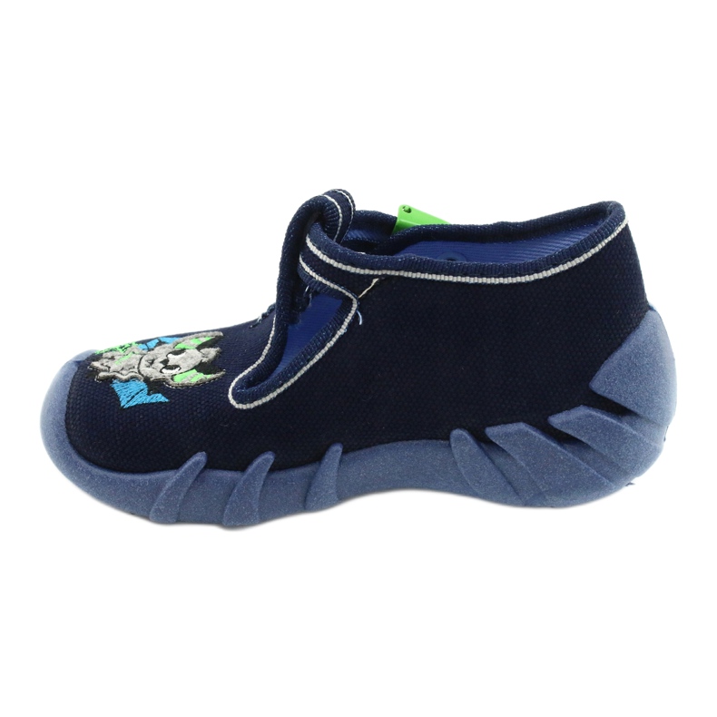 Calzado infantil befado 110P388 azul marino verde 2