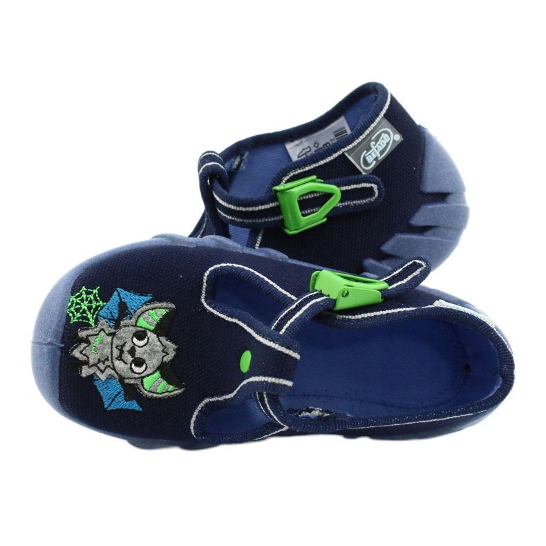 Calzado infantil befado 110P388 azul marino verde 5