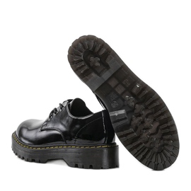 Botas lacadas de charol negro, botas Marilyn 2