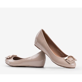 Zapatos de tacón cuña beige Lillie 1 Zapatos de tacón cuña beige Lillie 1