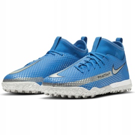 Calzado de fútbol Nike Phantom Gt Academy Df Tf Jr CW6695 400 azul azul 2