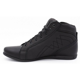 Polbut Zapatos negros de hombre con aislamiento 866 1