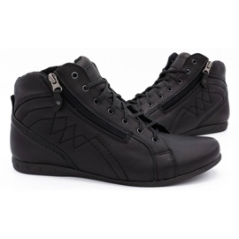 Polbut Zapatos negros de hombre con aislamiento 866 5