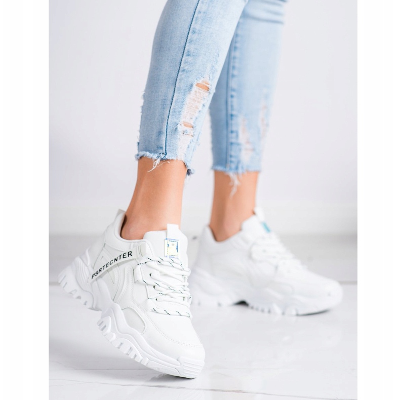 SHELOVET Zapatillas De Moda De Primavera blanco 1