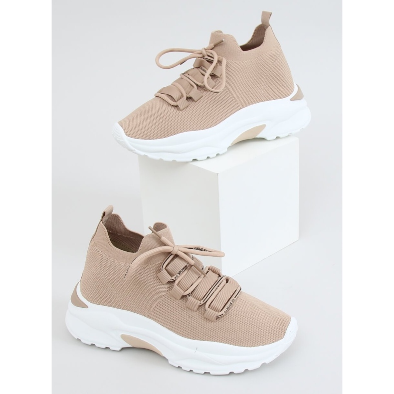 Calcetines deportivos beige V8043-2 Calzado caqui 1