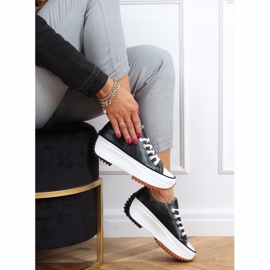 Zapatillas de diseño con suela negra VL138 Black negro 2