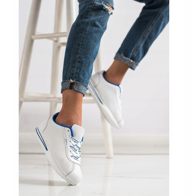 SHELOVET Deportivas caladas Super blanco 1