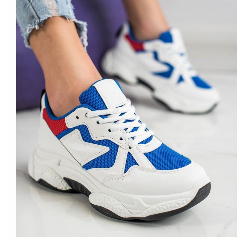 Fashion Zapatillas cómodas blanco multicolor 2