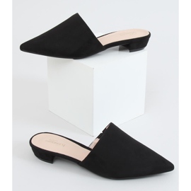 Pantuflas negras de almendra MM-799 Negra negro 1