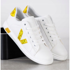 SHELOVET Zapatos deportivos de primavera blanco 3