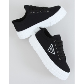 Zapatillas de mujer negras LA134 Black negro 1