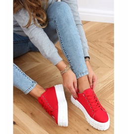 Zapatillas de mujer rojas LA134 Red rojo 2
