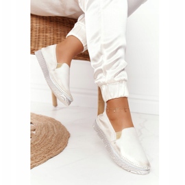 Brogues para mujer Maciejka Leather Slip-on Gold 03512-25 dorado 1 Brogues para mujer Maciejka Leather Slip-on Gold 03512-25 dorado 1