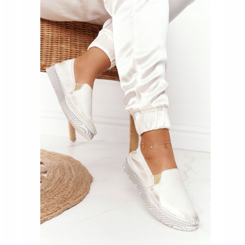 Brogues para mujer Maciejka Leather Slip-on Gold 03512-25 dorado 1 Brogues para mujer Maciejka Leather Slip-on Gold 03512-25 dorado 1