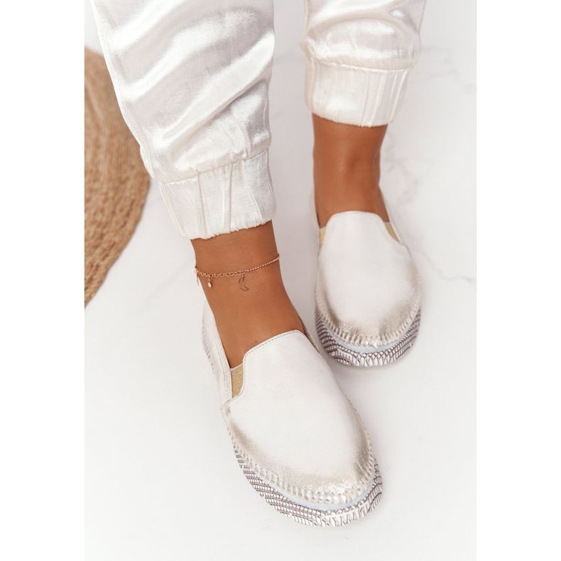 Brogues para mujer Maciejka Leather Slip-on Gold 03512-25 dorado 2 Brogues para mujer Maciejka Leather Slip-on Gold 03512-25 dorado 2