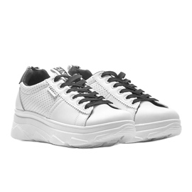 Deportivas blancas y negras BO-529 negro 1