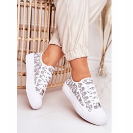 PS1 Zapatillas Daphne Logged para mujer Blanco / Gris 4