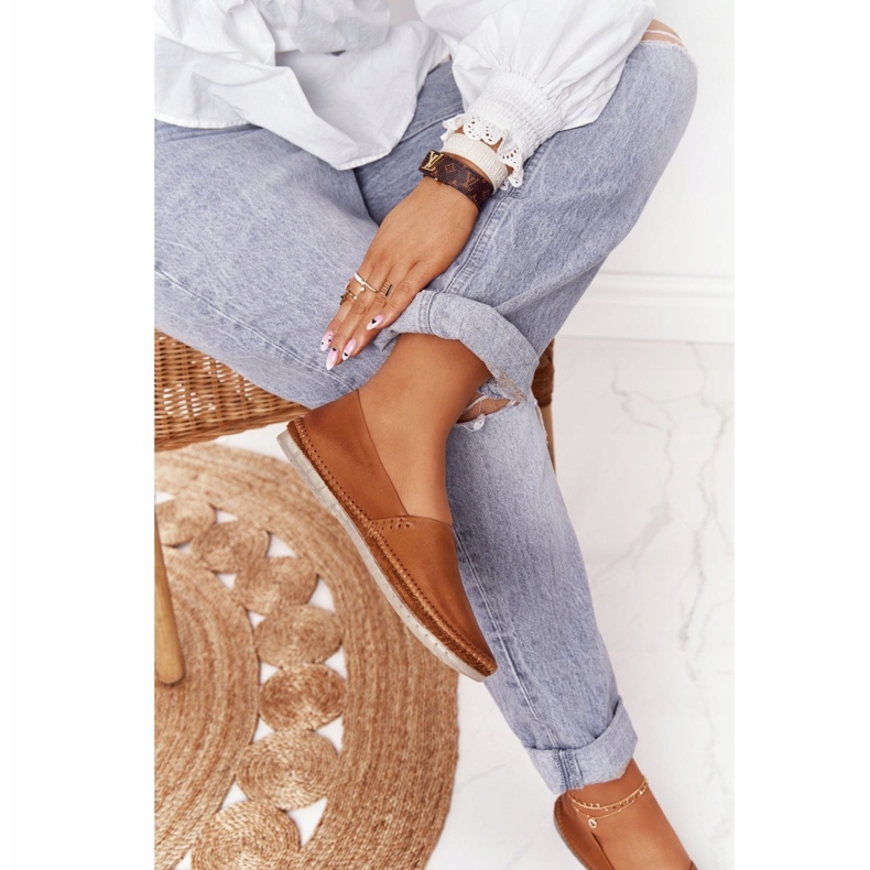 Bailarinas Mujer Piel Maciejka Rojo 01930-52 marrón 1