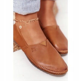 Bailarinas Mujer Piel Maciejka Rojo 01930-52 marrón 2