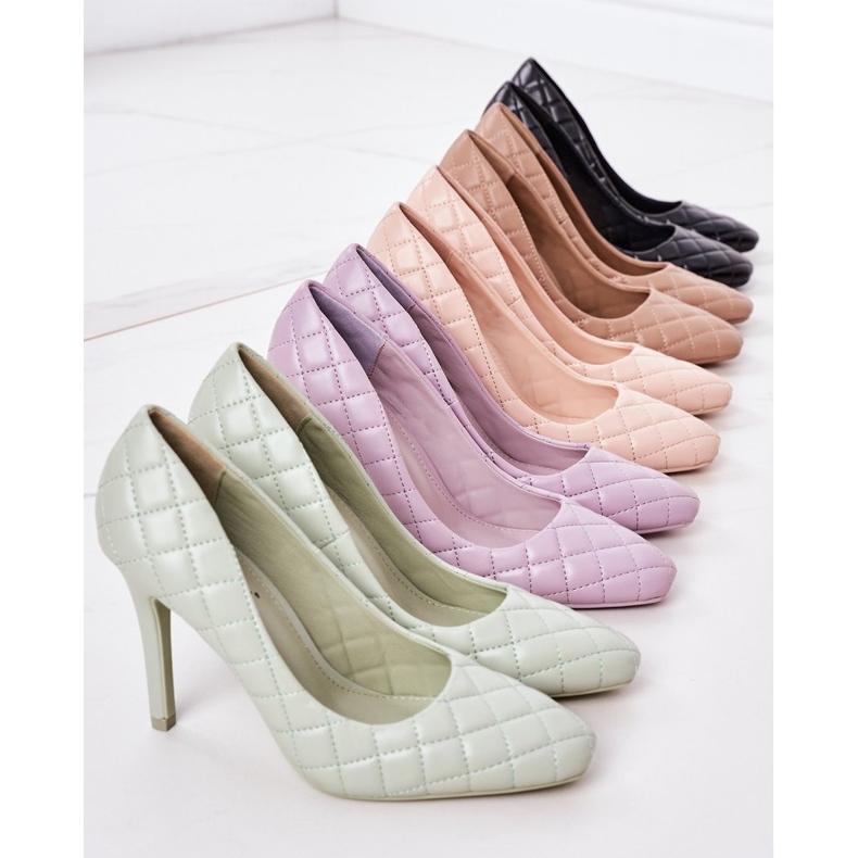 PS1 Elegantes Tacones Acolchados Beige Rosanna 1