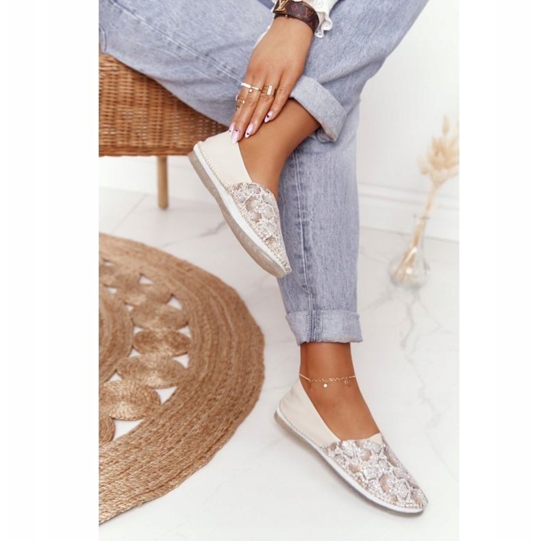 Bailarinas Mujer Maciejka Piel Beige-Dorado 01930-81 1