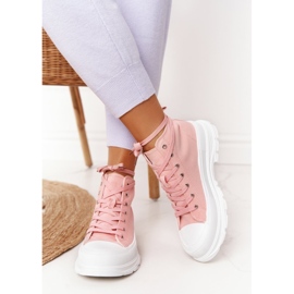 FB2 Zapatillas altas de mujer con suela grande Pink Trissy rosado 4
