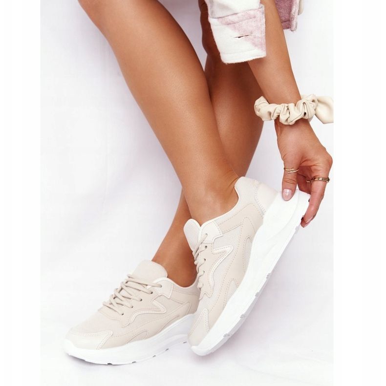 FB2 Zapatillas de Mujer Beige Delusion en suela grande 2 FB2 Zapatillas de Mujer Beige Delusion en suela grande 2