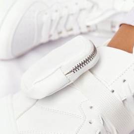 Zapatillas Deportivas De Mujer Sobre Plataforma Con Riñón En Blanco Alexis 1