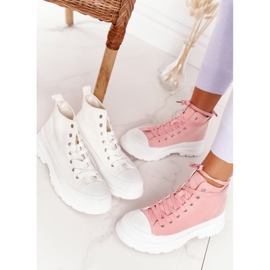FB2 Zapatillas altas de mujer con suela grande Pink Trissy rosado 6