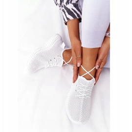 PS1 Zapatos deportivos para mujer Slip-on White Run Away blanco 6