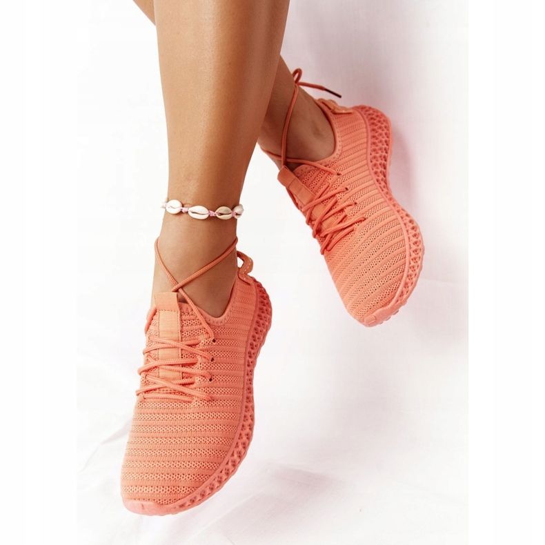 PS1 Zapatillas Deportivas Mujer Sin Cordones Coral Do It naranja rosado 1
