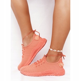PS1 Zapatillas Deportivas Mujer Sin Cordones Coral Do It naranja rosado 5