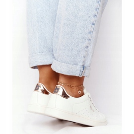 Deportivas Mujer en Piel Big Star DD274583 Blanco-Cobre dorado 3