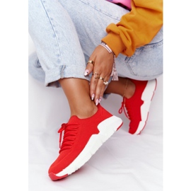 Zapatos Deportivos Mujer Slip-on Big Star DD274580 Rojo 2