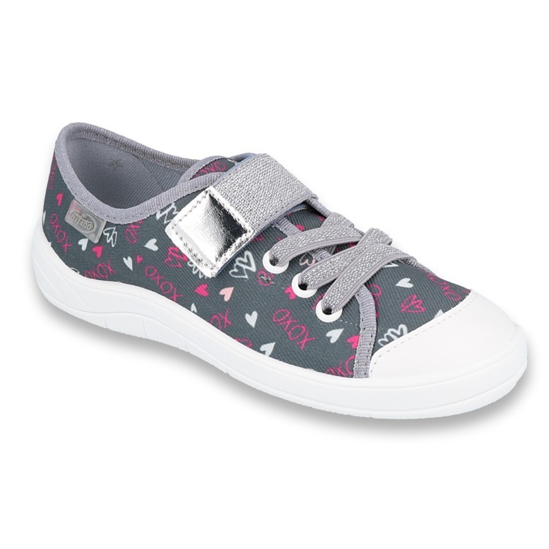 Calzado infantil befado 251Q138 rosa gris 1