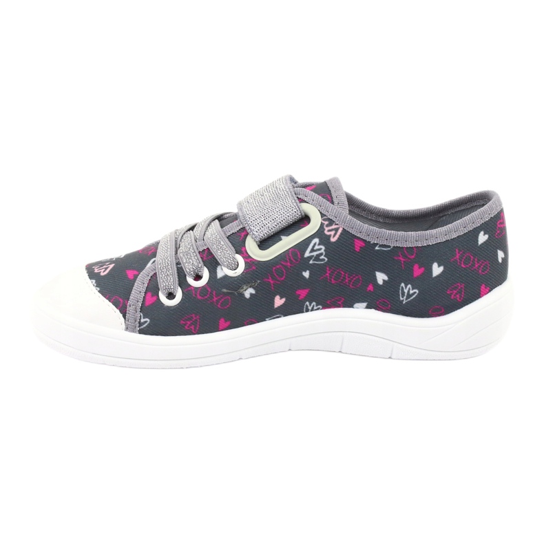 Calzado infantil befado 251Q138 rosa gris 2