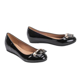 Bailarinas Lillie lacadas en negro 2