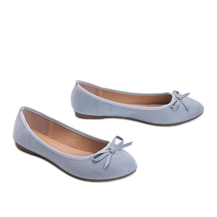 Bailarinas Angelina azul con lazo 1