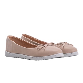 Bailarinas de mujer beige con lazo Bridget 1 Bailarinas de mujer beige con lazo Bridget 1