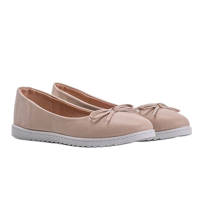 Bailarinas de mujer beige con lazo Bridget 1 Bailarinas de mujer beige con lazo Bridget 1