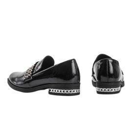 Zapatos mujer jamie lacados en negro 2