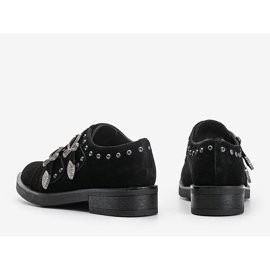 Zapatos negros de mujer con hebillas Jewel 2