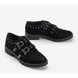 Zapatos negros de mujer con hebillas Jewel 3