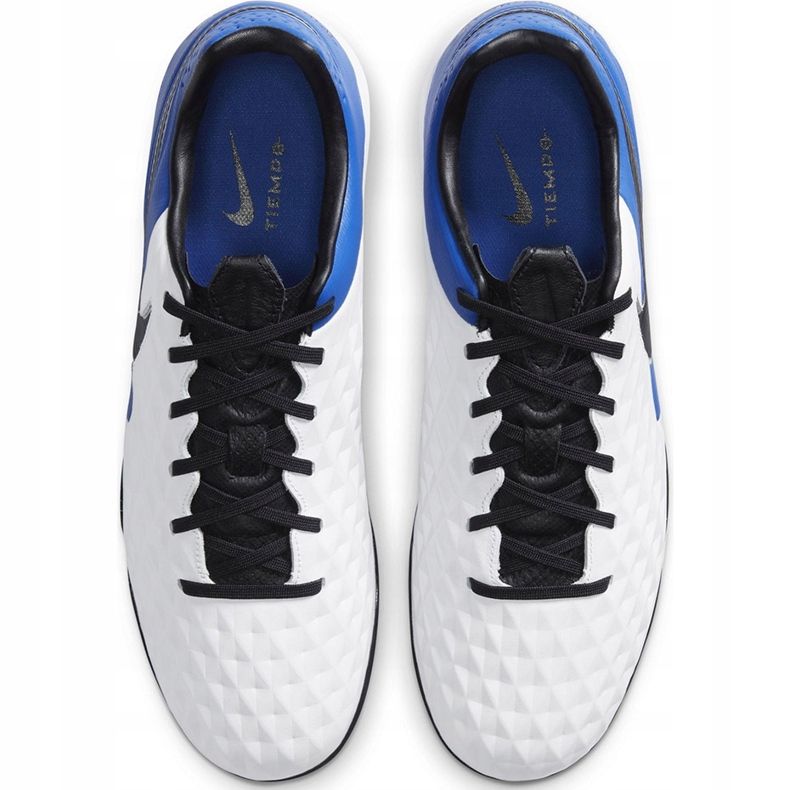 Botas de fútbol Nike Tiempo Legend 8 Pro Tf AT6136 104 azul blanco 1